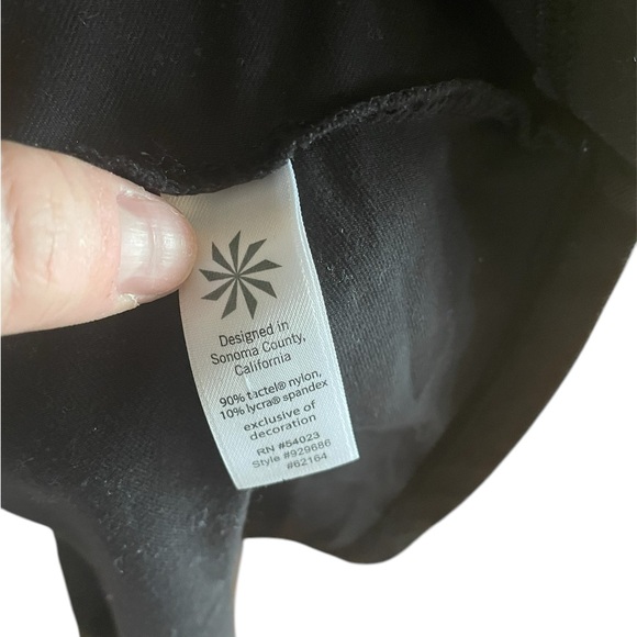 Athleta Crescendo Asymmetrical Black Dress - Picture 7 of 7